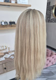 Jon Renau Brandy Human Hair 22F16S8 Venice Blonde